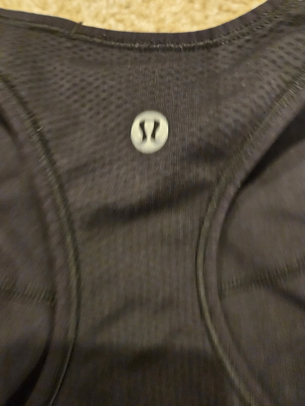 Lululemon Black Racerback One-Piece Top - Picture 3 of 3